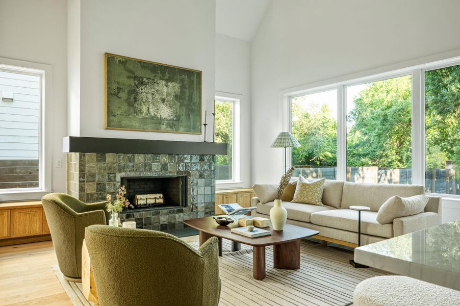 Furnished interior view inside a new home in , Austin (Image 8).