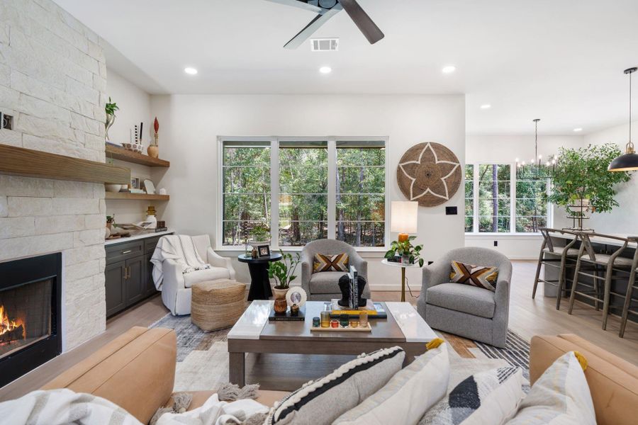 Furnished interior view inside a new home in , Livingston (Image 15).