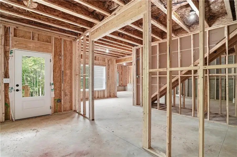 In-progress construction of a new home in , Jasper, GA (Image 52).