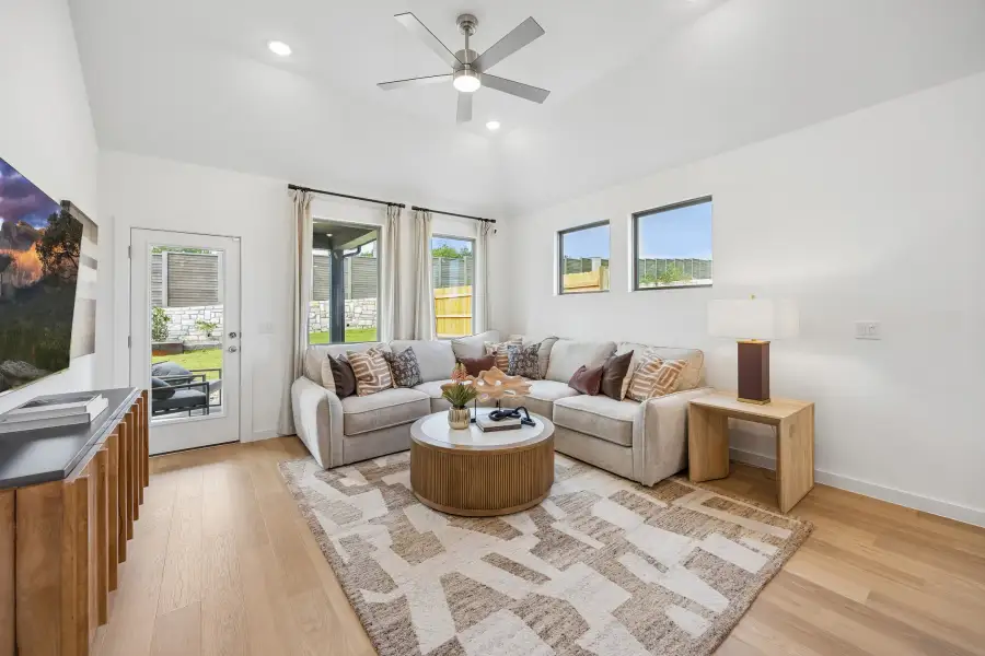 Furnished interior view inside a new home in Prairie Winds, Hutto (Image 11).