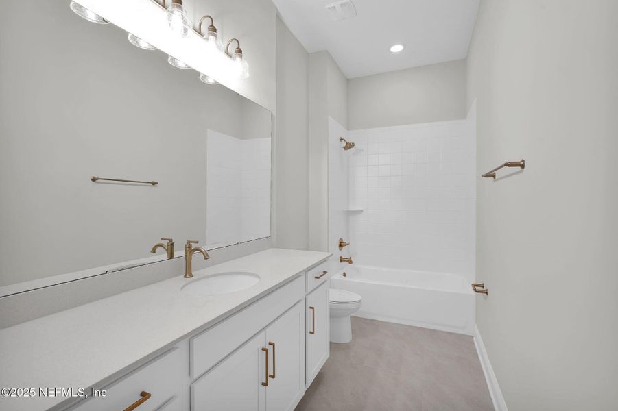 Furnished interior view inside a new home in Forest Park at Wildlight, Yulee (Image 11).