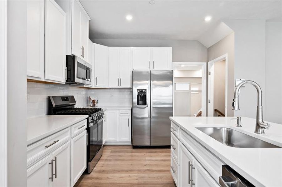 Furnished interior view inside a new home in Windsong Townhomes, Gallatin (Image 3).