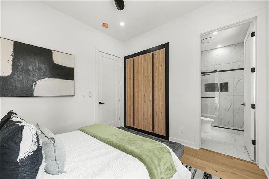 Furnished interior view inside a new home in , Atlanta (Image 18).