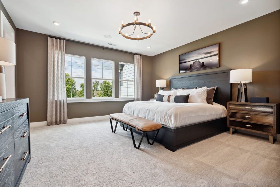 Representative furnished interior of a home built from the Allison by Tri Pointe Homes in Seven Oaks, Belmont (Image 31).