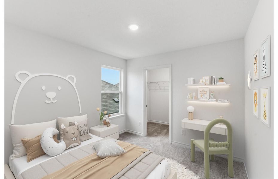 Representative furnished interior of a home built from the Coolidge by Centex in Davis Ranch, San Antonio (Image 13).