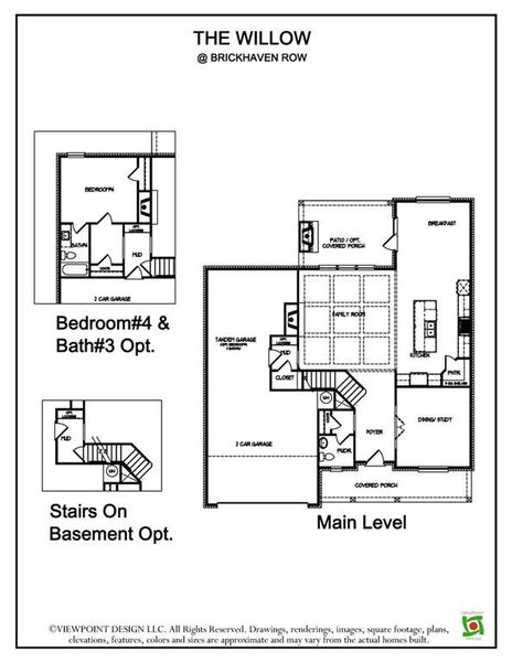 2D floor plan layout of this home in , Buford, GA (Image 5).