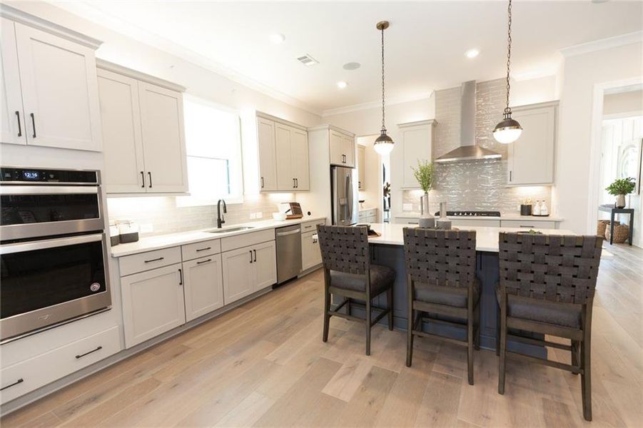 Furnished interior view inside a new home in Aberdeen, Hoschton (Image 47).