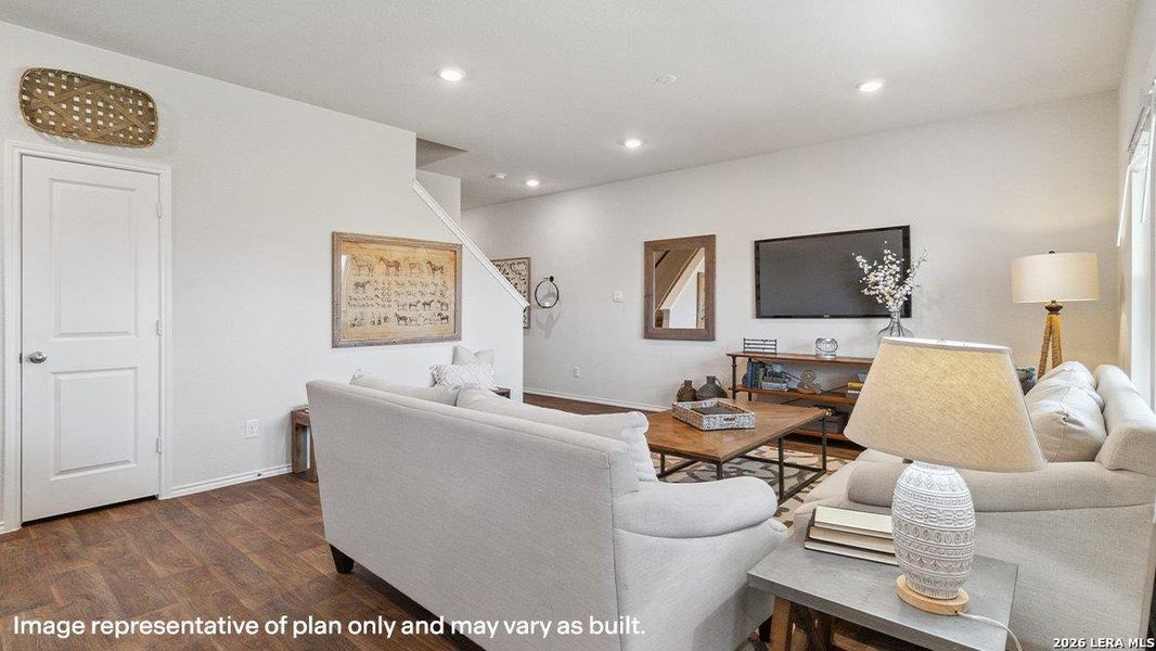 Furnished interior view inside a new home in Veranda, San Antonio (Image 24). Furnished interior view inside a new home in Veranda, San Antonio (Image 24).