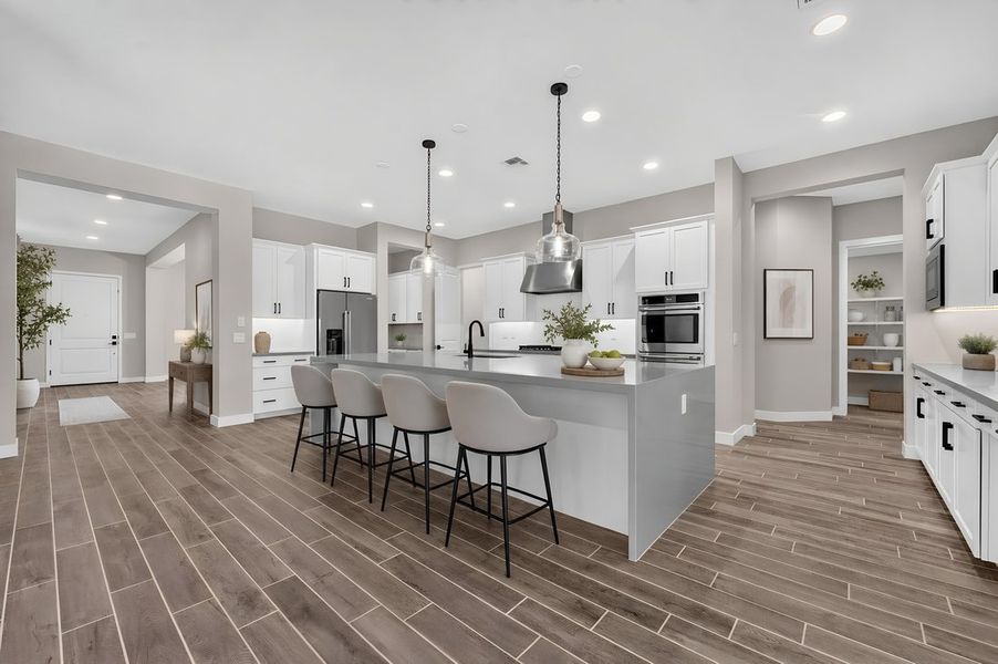 Furnished interior view inside a new home in Legado, Queen Creek (Image 5).