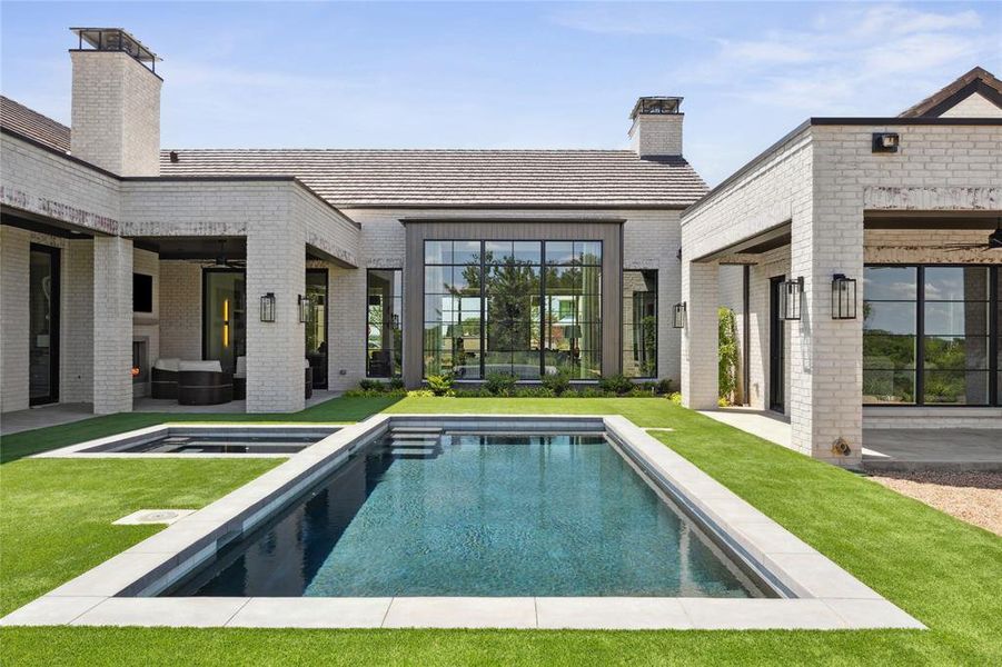 Front exterior of a new home in , Fort Worth, TX, highlighting curb appeal (Image 23).