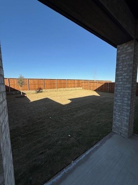 Exterior details and patio area of a home in Creekview Meadows, Celina (Image 2). Exterior details and patio area of a home in Creekview Meadows, Celina (Image 2).