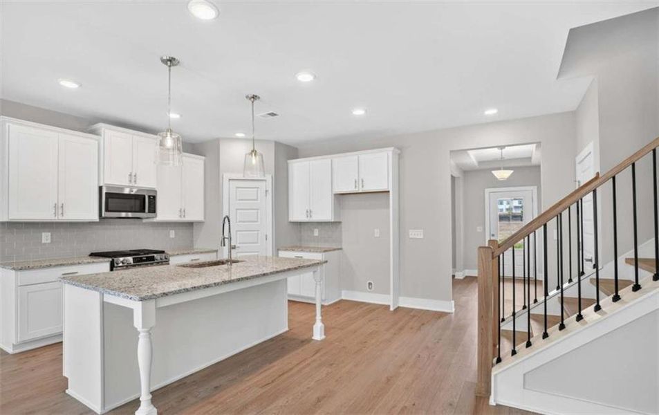 Furnished interior view inside a new home in , Stockbridge (Image 9).