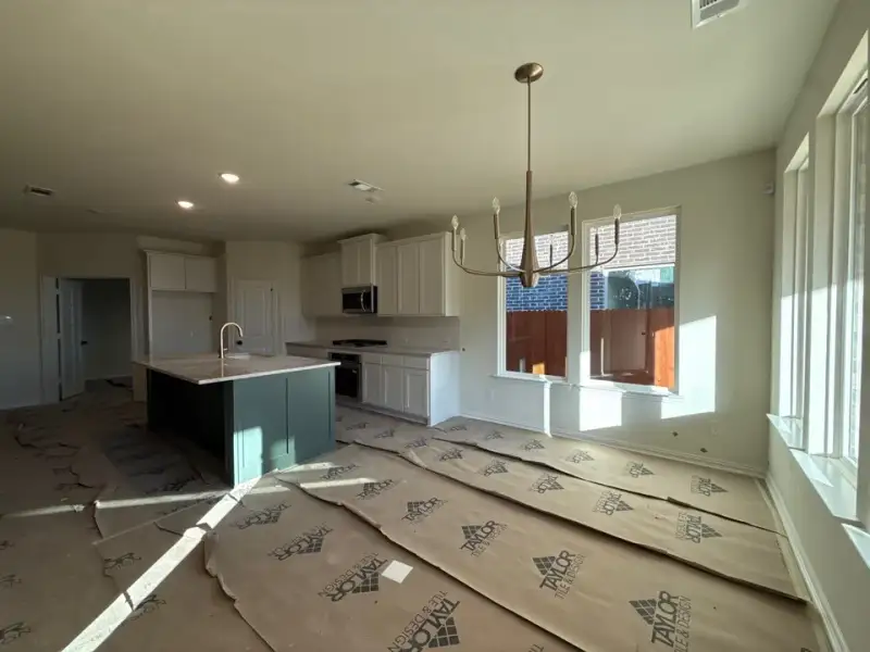 In-progress construction of a new home in Morningstar, Aledo, TX (Image 12).