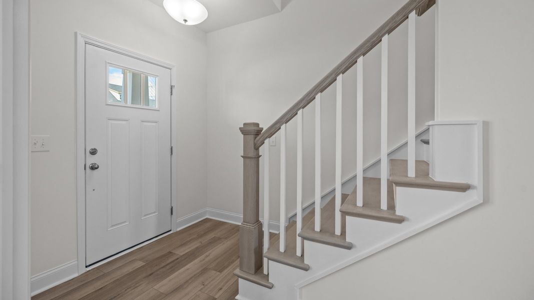 The Fairfield Plan by DRB Homes in McBride Indian Trail, NC - Entry