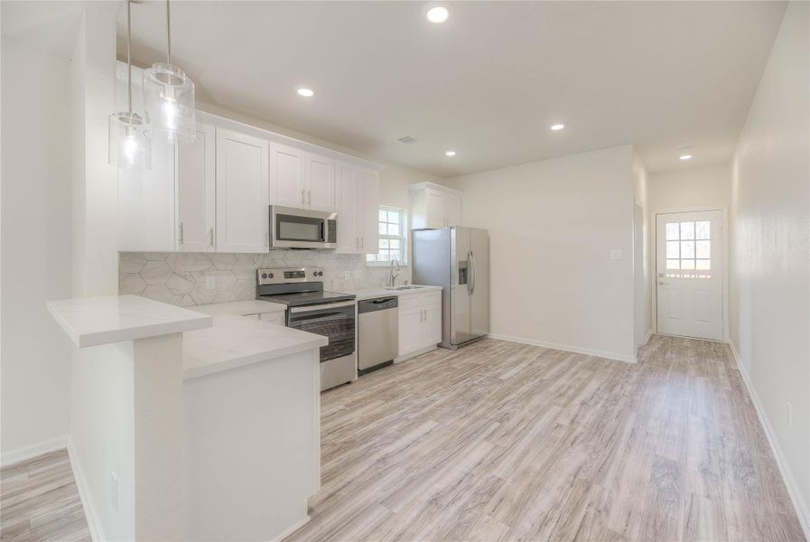 Kitchen with open concept.
