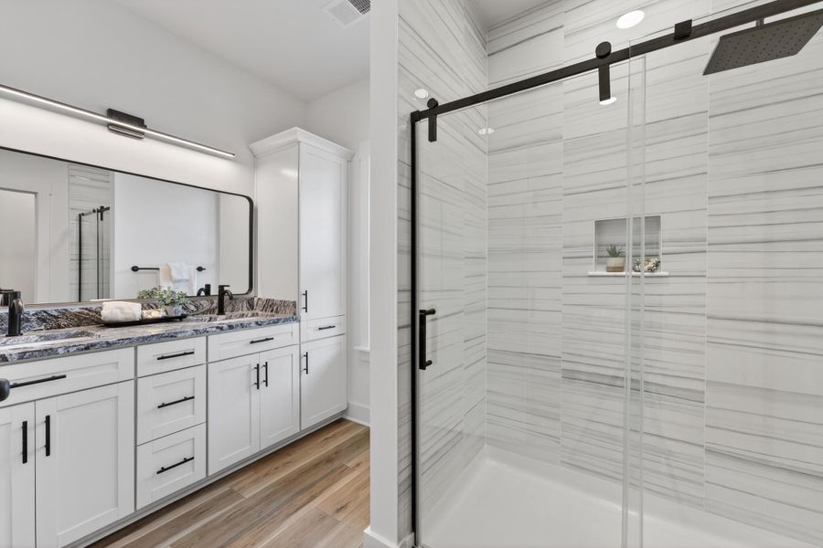 Furnished interior view inside a new home in , North Charleston (Image 18).