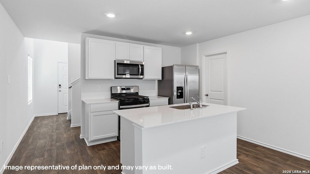 Furnished interior view inside a new home in Preserve at Medina, Von Ormy (Image 10).