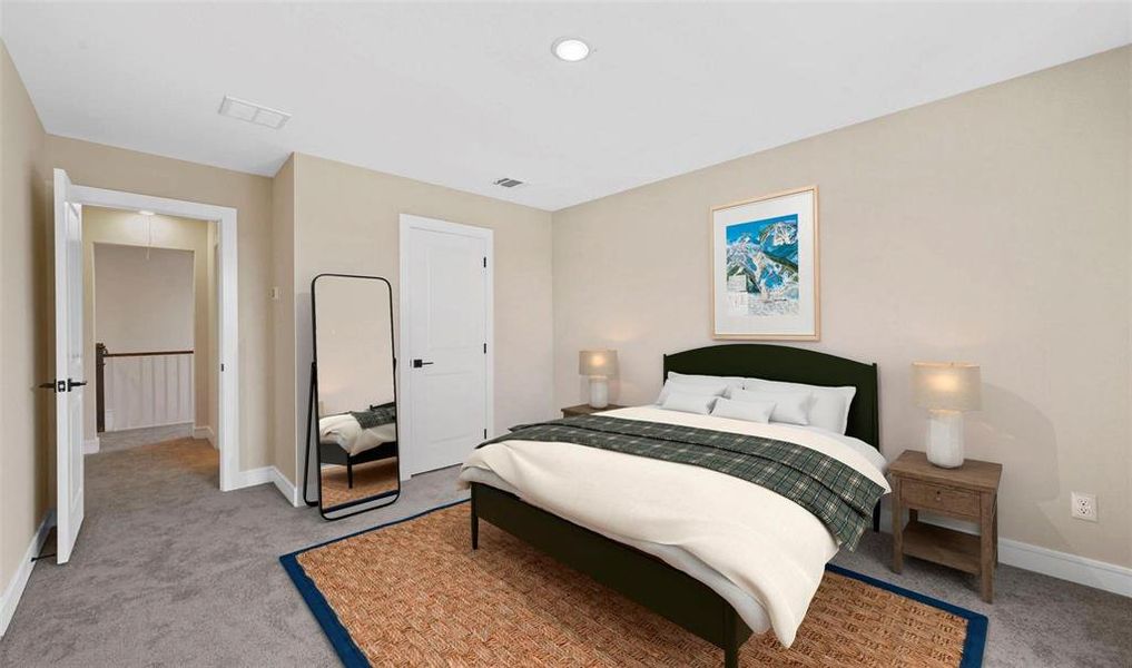 Furnished interior view inside a new home in Monterra, Fate (Image 21).