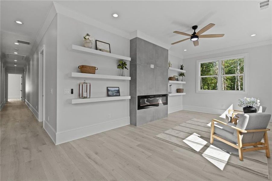 Furnished interior view inside a new home in , Dacula (Image 16).