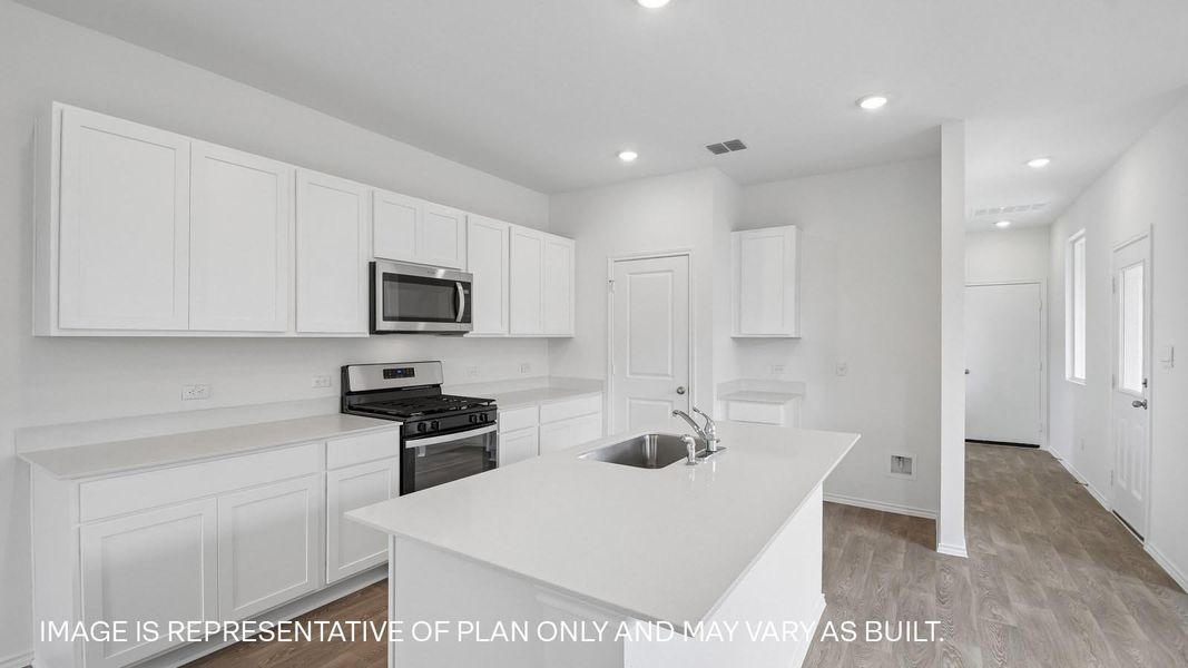 Furnished interior view inside a new home in Valverde, Bastrop (Image 5).