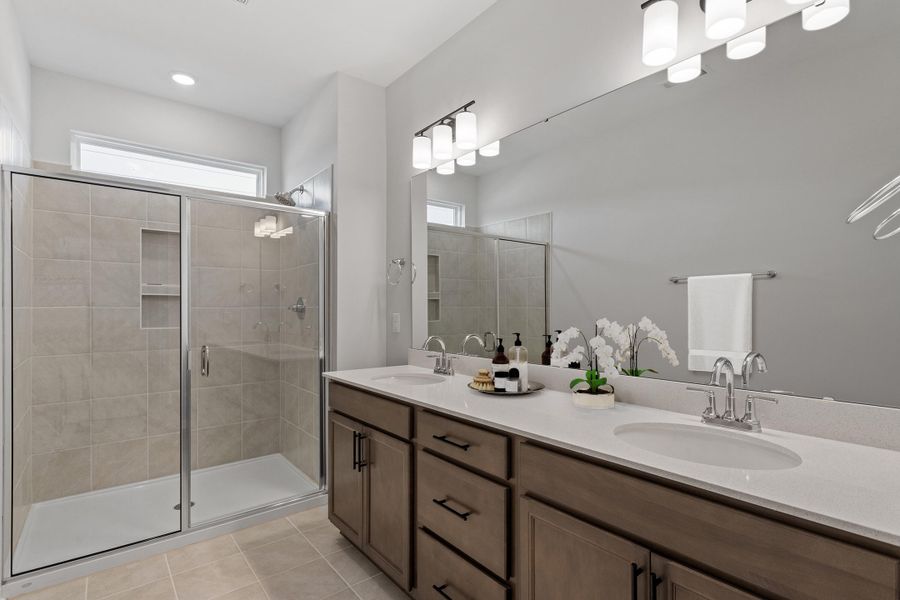 Furnished interior view inside a new home in Pineland Preserve, Summerville (Image 6).