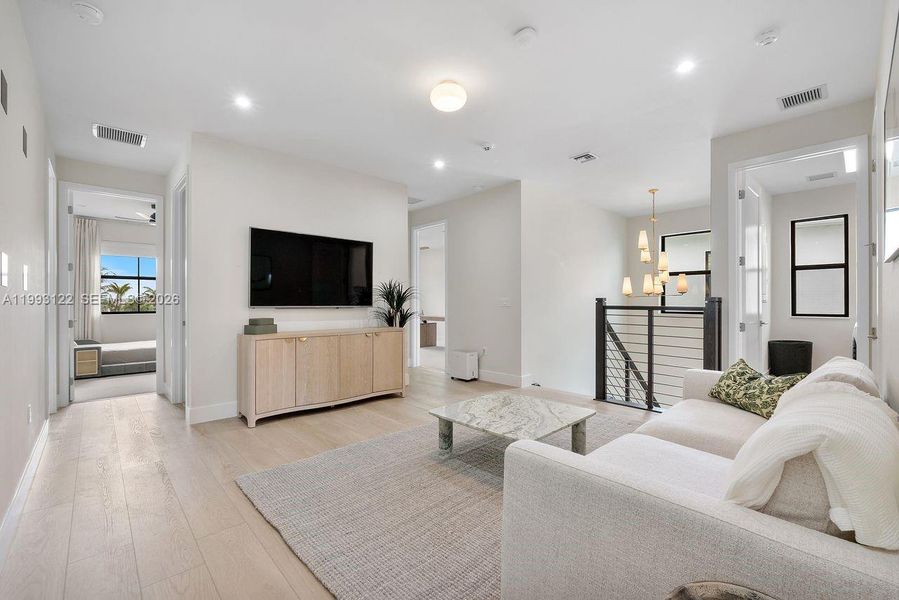 Furnished interior view inside a new home in Solana Bay at Avenir, Palm Beach Gardens (Image 15).