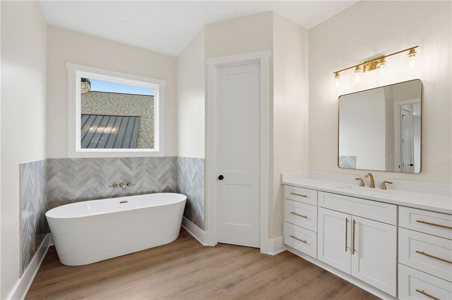 Furnished interior view inside a new home in , Dawsonville (Image 12).