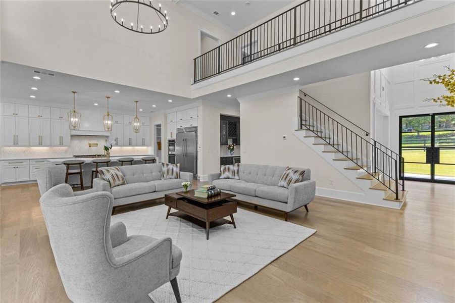 Furnished interior view inside a new home in , Winder (Image 5).