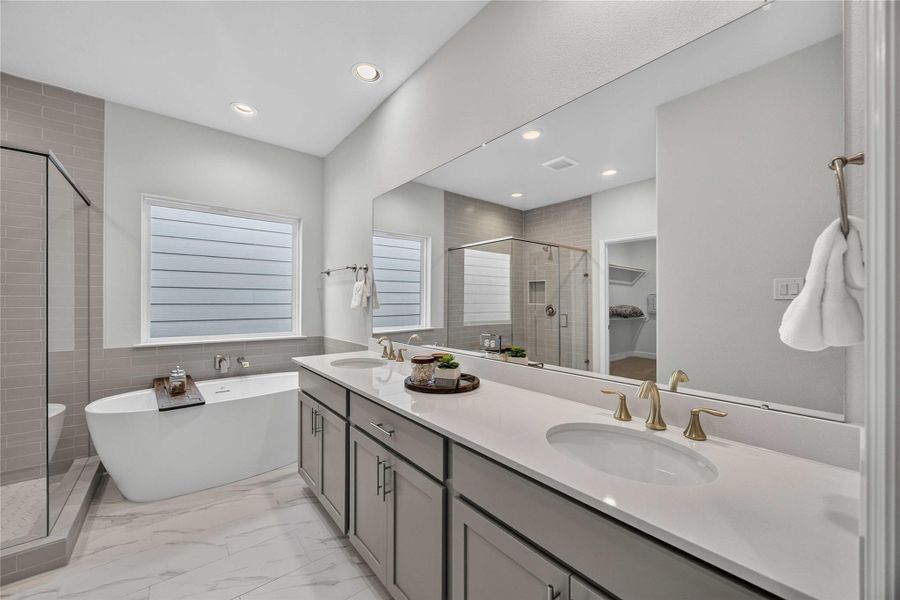 Furnished interior view inside a new home in , Houston (Image 14).