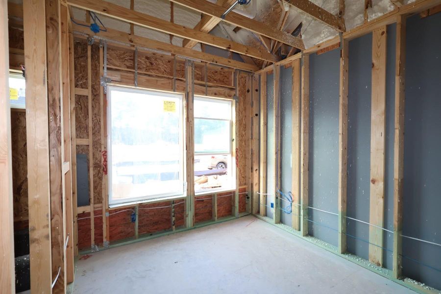 In-progress construction of a new home in Two Step Farm 42', Montgomery, TX (Image 3).