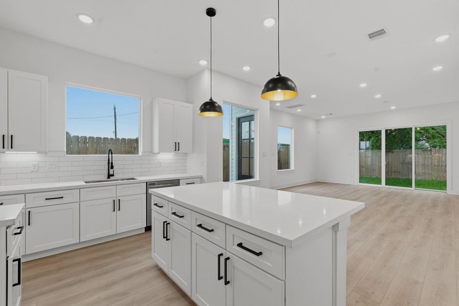 Furnished interior view inside a new home in , Houston (Image 8).