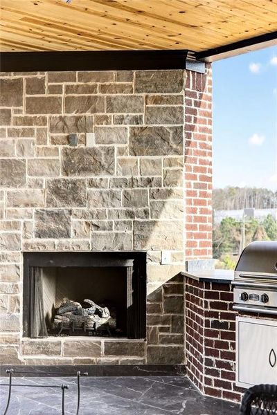 Exterior details and patio area of a home in , Buford (Image 35). Exterior details and patio area of a home in , Buford (Image 35).