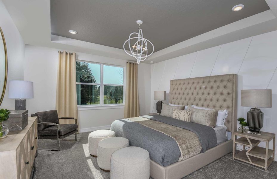 Furnished interior view inside a new home in Longmeadow at North River Ranch, Parrish (Image 6). Furnished interior view inside a new home in Longmeadow at North River Ranch, Parrish (Image 6).