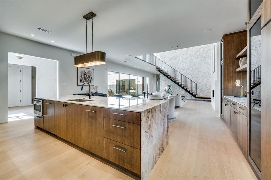 Furnished interior view inside a new home in , Dallas (Image 3).