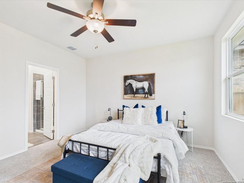 Furnished interior view inside a new home in Bricewood, San Antonio (Image 20).