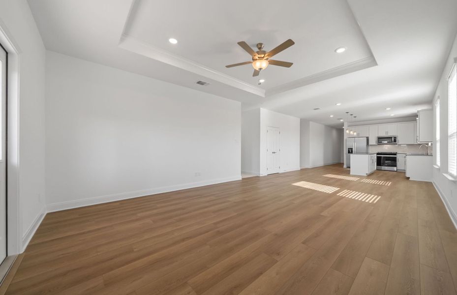 Spacious, unfurnished interior of a new home in Patterson Ranch, Georgetown (Image 18). Spacious, unfurnished interior of a new home in Patterson Ranch, Georgetown (Image 18).