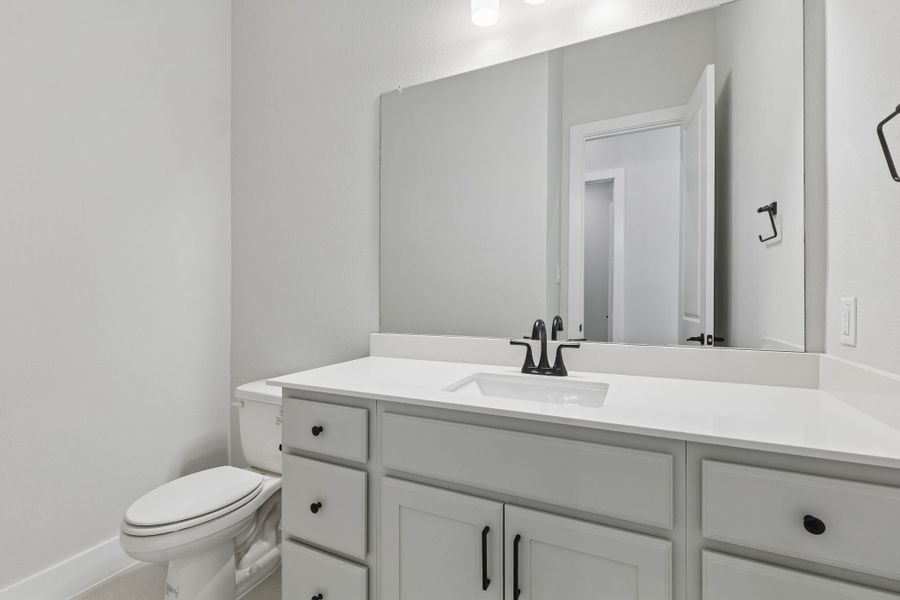 Furnished interior view inside a new home in Newman Village Townhomes, Frisco (Image 13).