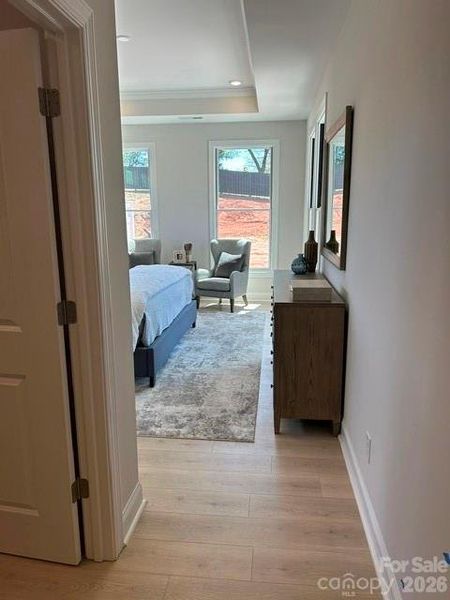 Furnished interior view inside a new home in The Courtyards at Hodges Farm, Charlotte (Image 8).