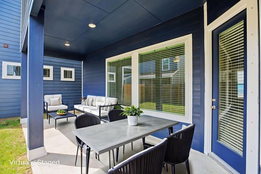 Furnished interior view inside a new home in Kemah Crossing - Luxe Series, Kemah (Image 7). Furnished interior view inside a new home in Kemah Crossing - Luxe Series, Kemah (Image 7).