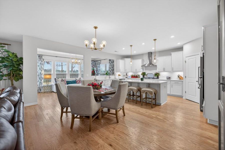 Furnished interior view inside a new home in Reunion, Flowery Branch (Image 10). Furnished interior view inside a new home in Reunion, Flowery Branch (Image 10).