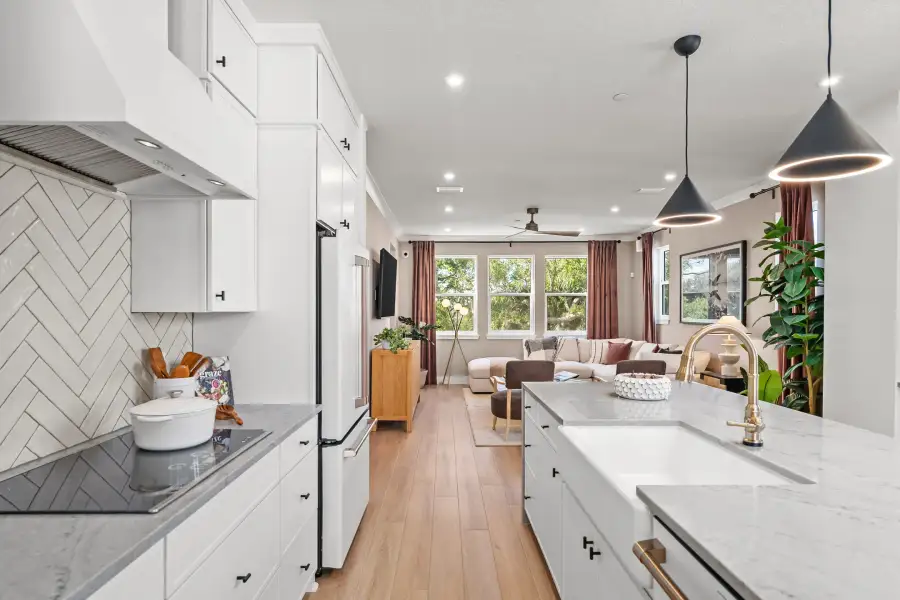 Furnished interior view inside a new home in EvenTide, New Smyrna Beach (Image 8).