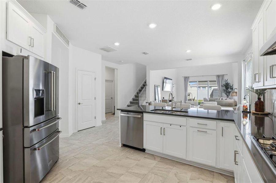 Furnished interior view inside a new home in The Waters at Center Lake Ranch, St. Cloud (Image 9).