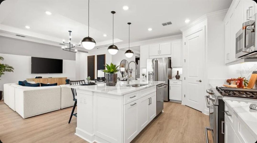 Furnished interior view inside a new home in Skye Ranch Community Group Page, Sarasota (Image 6). Furnished interior view inside a new home in Skye Ranch Community Group Page, Sarasota (Image 6).