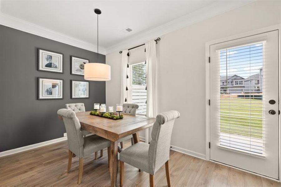 Furnished interior view inside a new home in Jameson Towns, Villa Rica (Image 11).