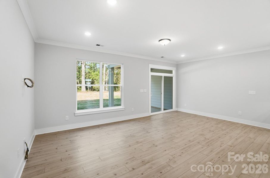 Spacious, unfurnished interior of a new home in Blythe Mill Townhomes, Waxhaw (Image 18). Spacious, unfurnished interior of a new home in Blythe Mill Townhomes, Waxhaw (Image 18).