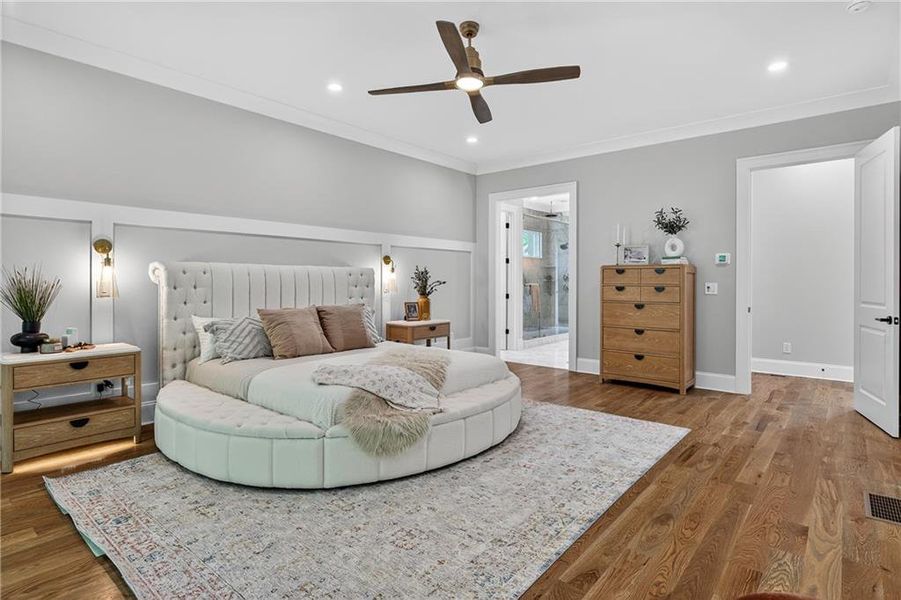 Furnished interior view inside a new home in , Newnan (Image 59).