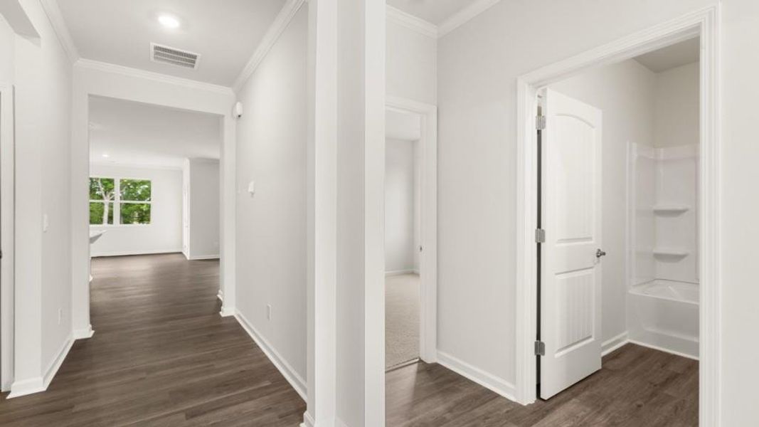 Spacious, unfurnished interior of a new home in Lost Creek, Dallas (Image 28). Spacious, unfurnished interior of a new home in Lost Creek, Dallas (Image 28).