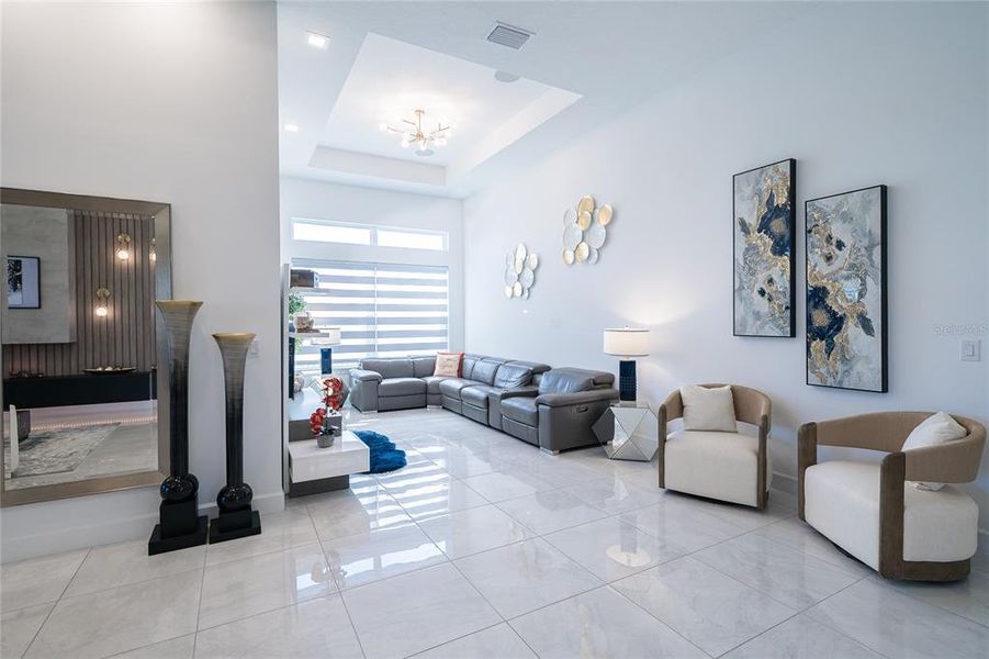 Furnished interior view inside a new home in , Wesley Chapel (Image 19).