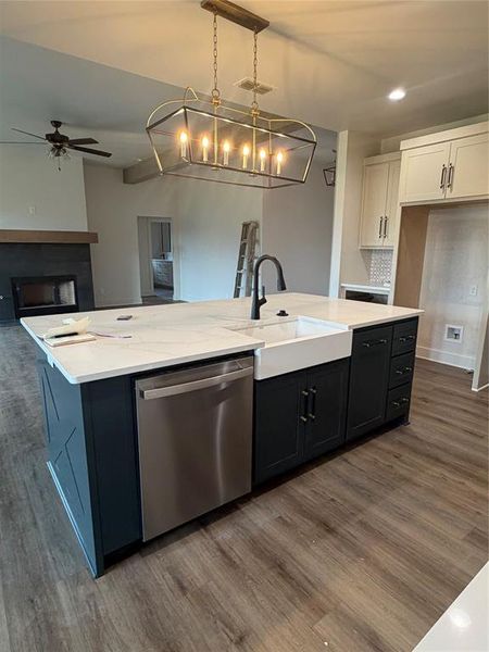 Furnished interior view inside a new home in , Abilene (Image 7).