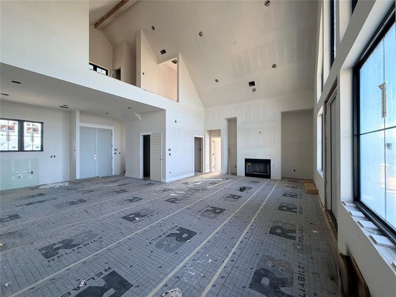 In-progress construction of a new home in , Poolville, TX (Image 21).